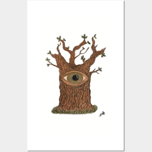 Green Eyed Tree Posters and Art